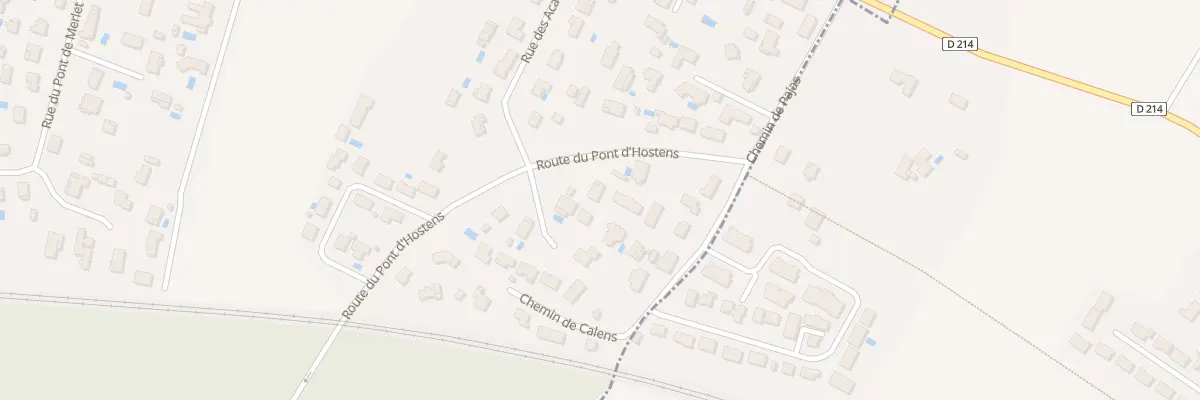 Plan du 5 Rte du Pont d’Hostens à Ayguemorte-les-Graves