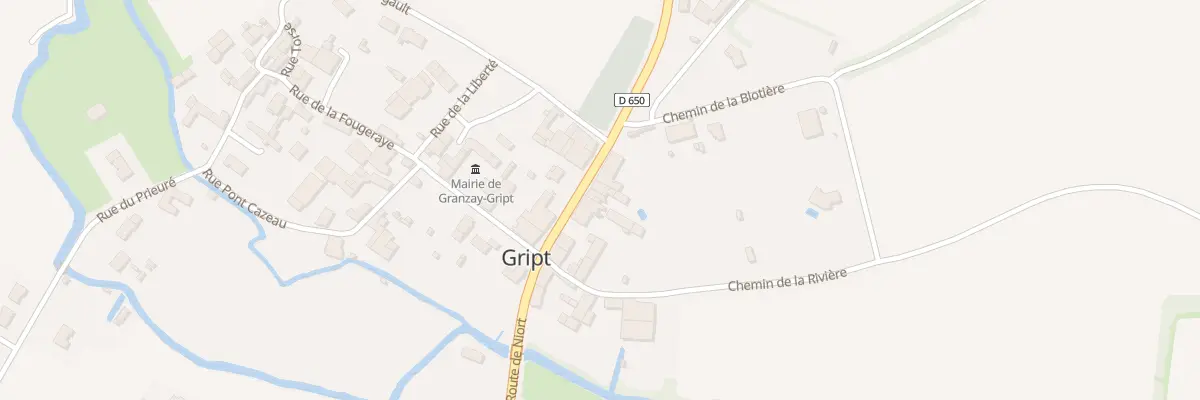 Plan du 54 Rte de Niort à Granzay-Gript