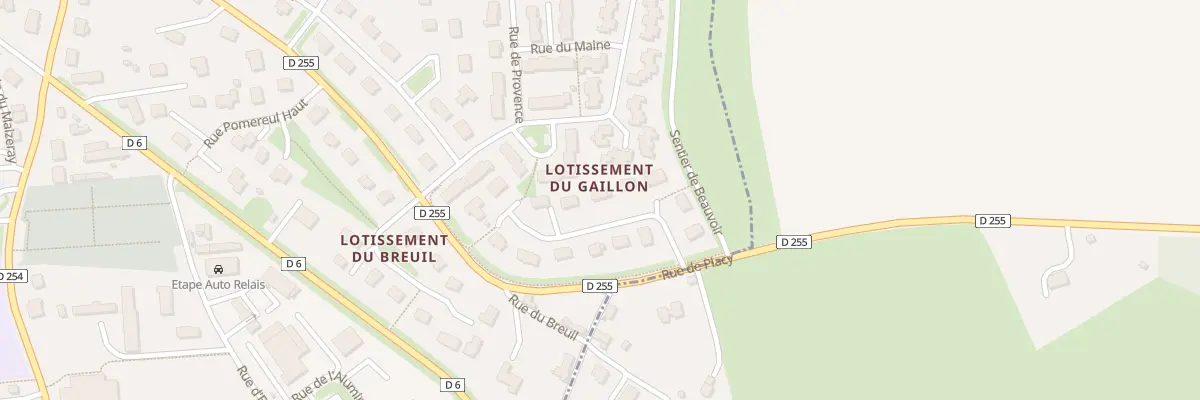 Plan du 10 Rue Richard Prentout à Thury-Harcourt-le-Hom