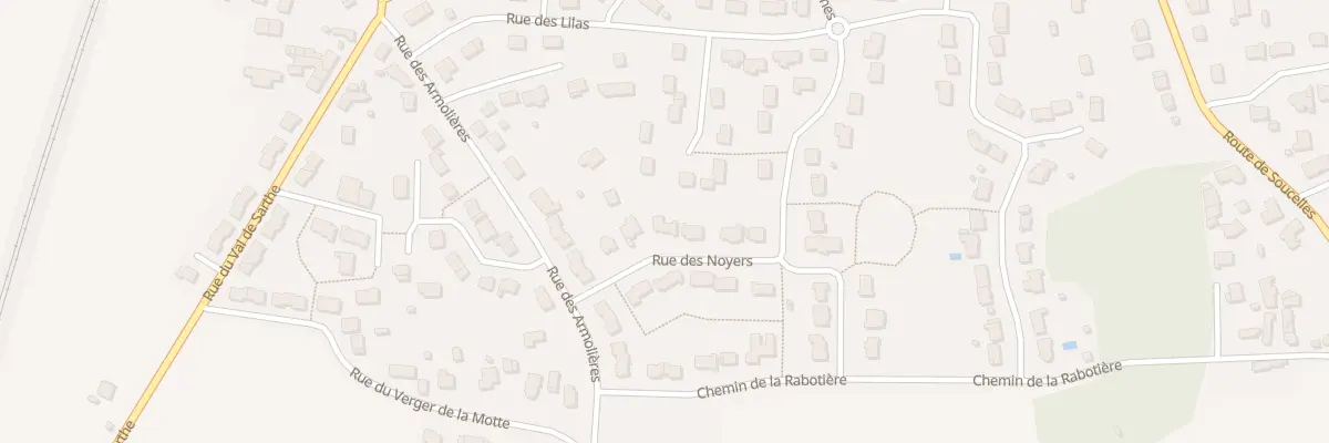 Plan du 16 Rue des Noyers à Tiercé