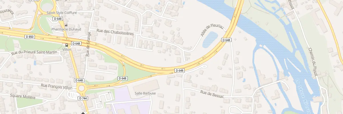 Plan du 97 Rue de la Corderie à Niort