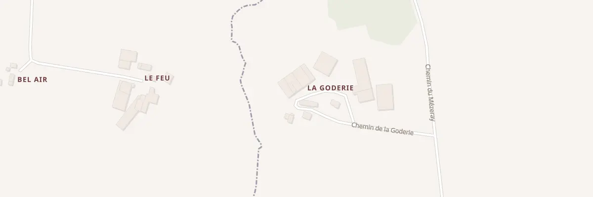 Plan du 4 Che de la Goderie au Horps