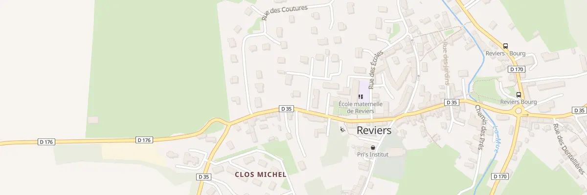 Plan du 1 Imp du Clos d’Orlieu à Reviers
