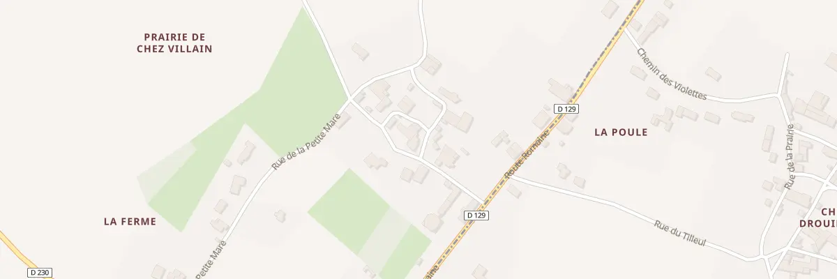 Plan du 12 Rue de la Pree à Nantillé