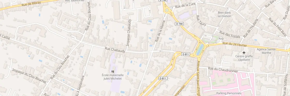 Plan du 42 Rue Chabaudy à Niort