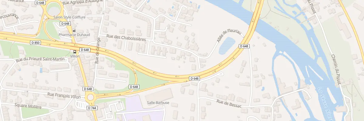Plan du 105 Rue de la Corderie à Niort