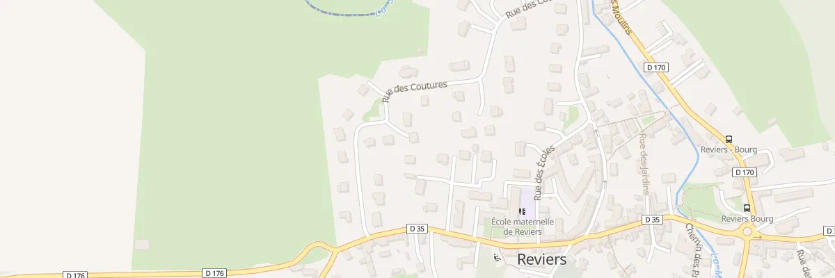 Plan du 12 Rue des Coutures à Reviers