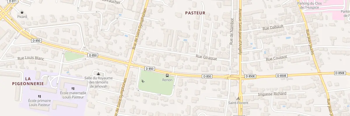 Plan du 17 Rue de Girassat à Niort
