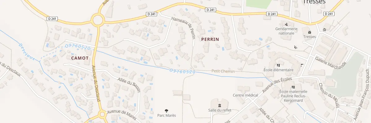 Plan du 27 Ham de Perrin à Tresses