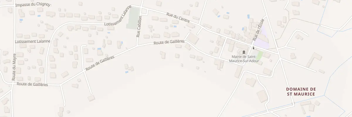 Plan du 251 Rte de Gaillères à Saint-Maurice-sur-Adour