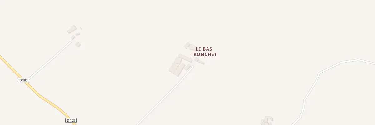 Plan du 1 Le Bas Tronchet à Évron