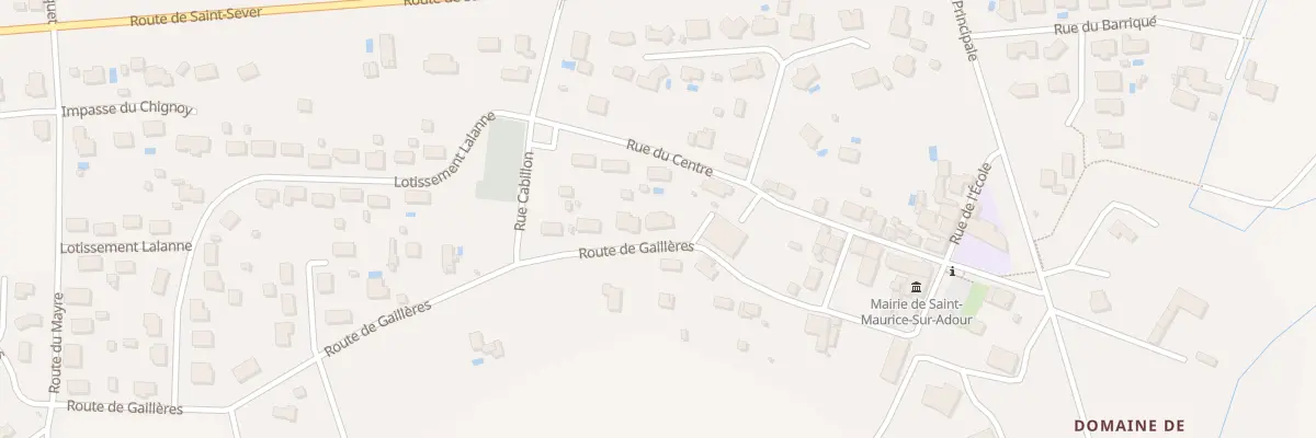 Plan du 282 Rte de Gaillères à Saint-Maurice-sur-Adour