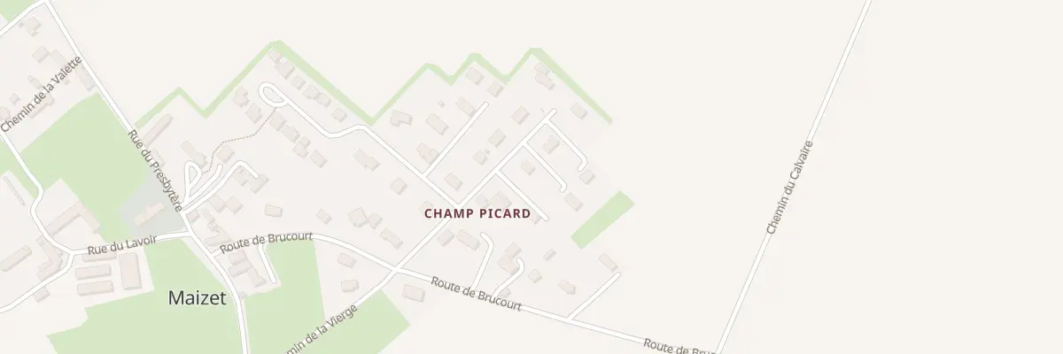Plan du 6 Che Chemin des Sapins Perrette à Maizet