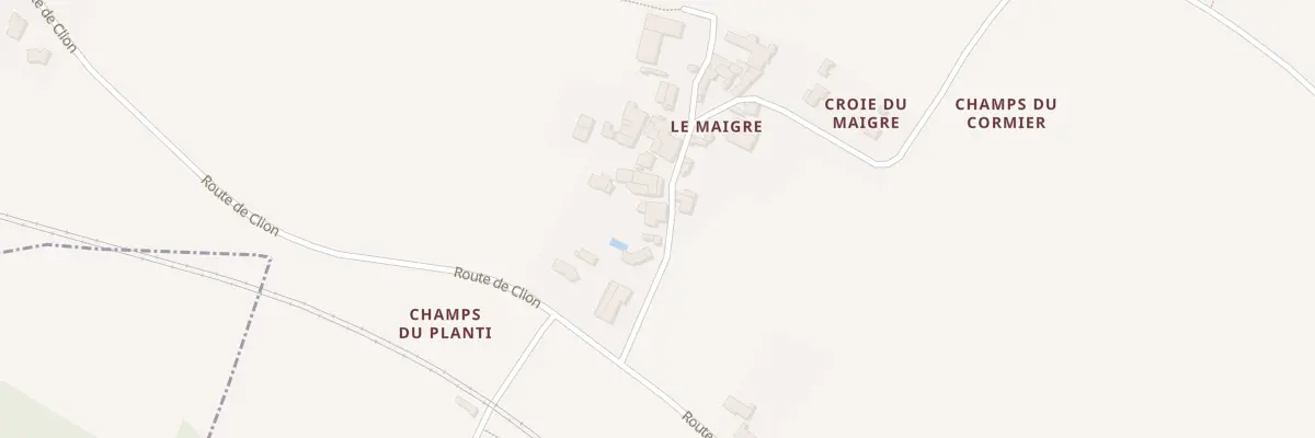 Plan du 7 Le Maigre à Saint-Germain-de-Lusignan