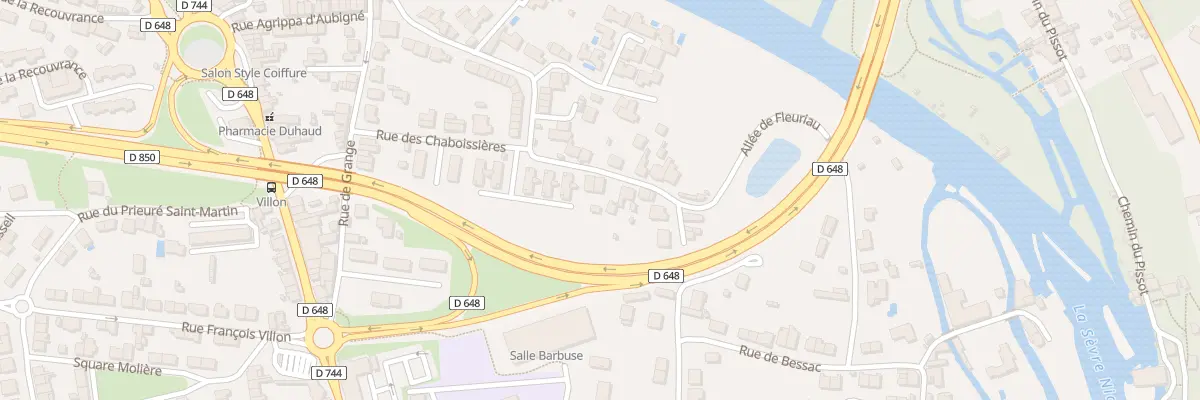 Plan du 109 Rue de la Corderie à Niort