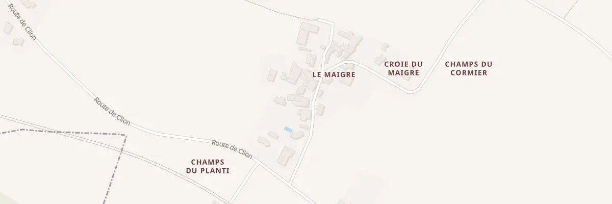 Plan du 11 Le Maigre à Saint-Germain-de-Lusignan