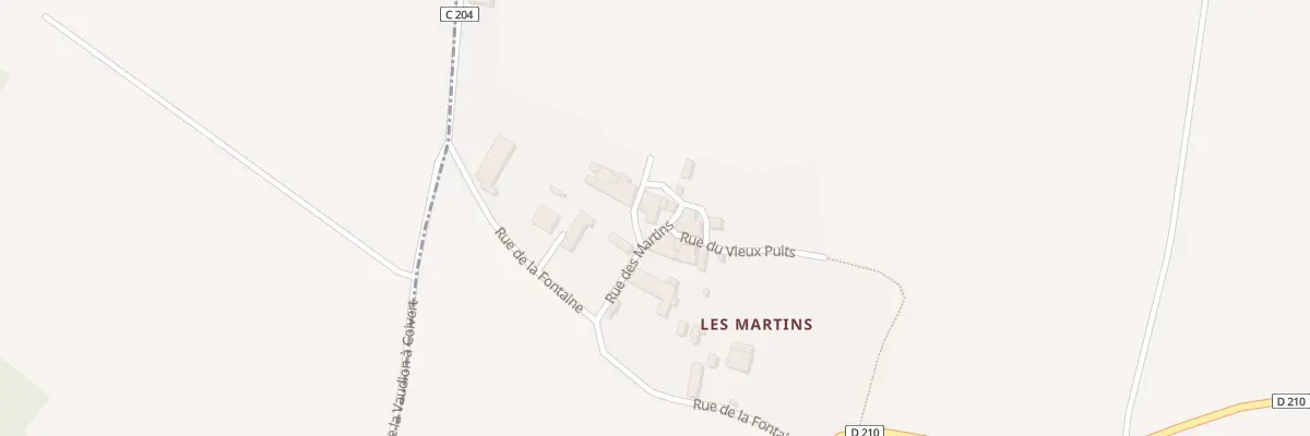 Plan du 4 Rue de la Metairie à Saint-Martial