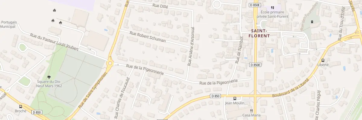 Plan du 3 Rue Arsène d’Arsonval à Niort
