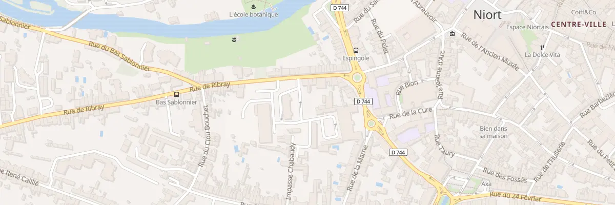 Plan du 15 Rue de Ribray à Niort