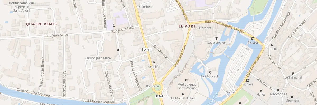 Plan du 11 Rue du Four à Niort