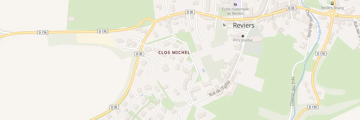 Plan du 6 Rue du Clos Michel à Reviers