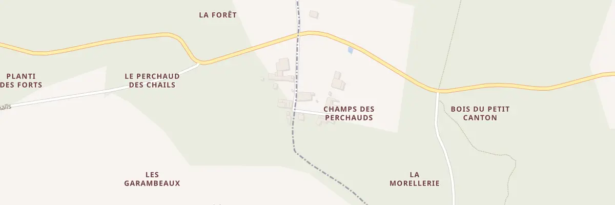 Plan du 47 Les Perchauds des Chails à Pérignac