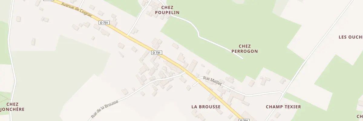 Plan du 189 Av de Cognac à Brizambourg