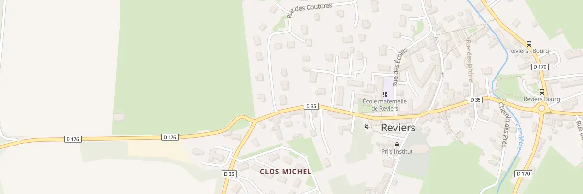 Plan du 2 Rue des Coutures à Reviers