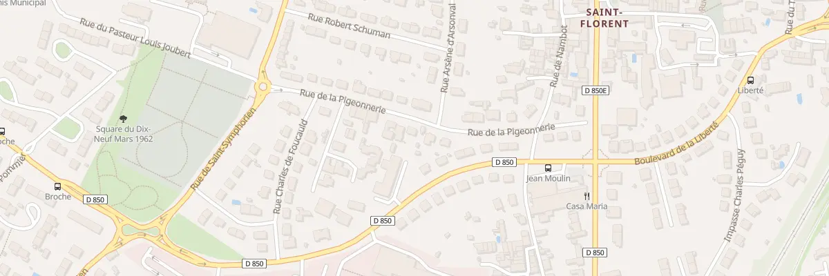 Plan du 21 Rue de la Pigeonnerie à Niort
