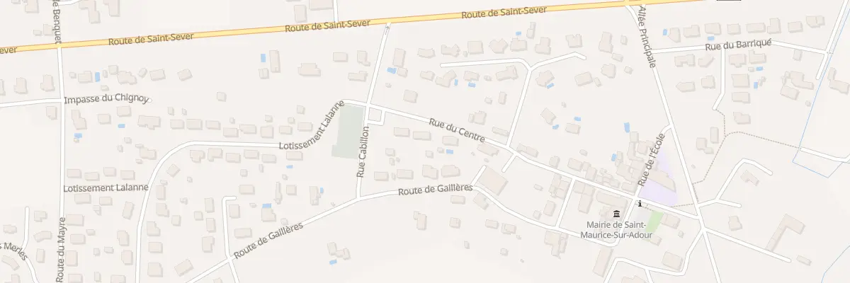 Plan du 361 Rue du Centre à Saint-Maurice-sur-Adour
