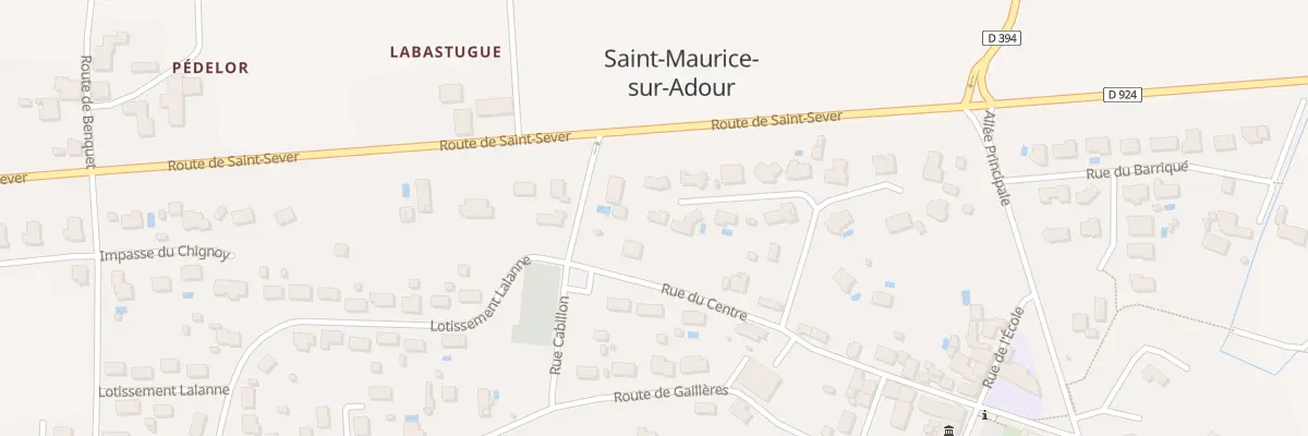 Plan du 215 Imp de Bourdounet à Saint-Maurice-sur-Adour