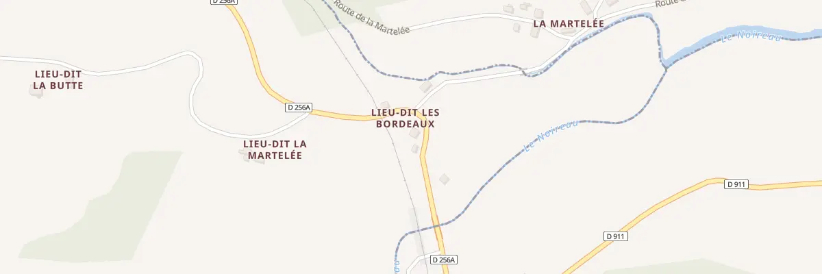 Plan du 4 Les Bordeaux à Saint-Denis-de-Méré