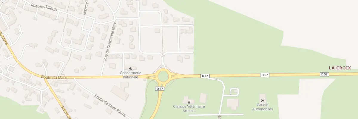 Plan du 20 Rue de la Roselière à Vaiges