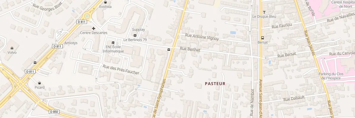 Plan du 57 Rue Saint-symphorien à Niort