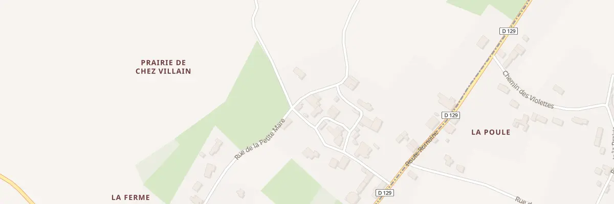 Plan du 22 Rue de Chez Villain à Nantillé