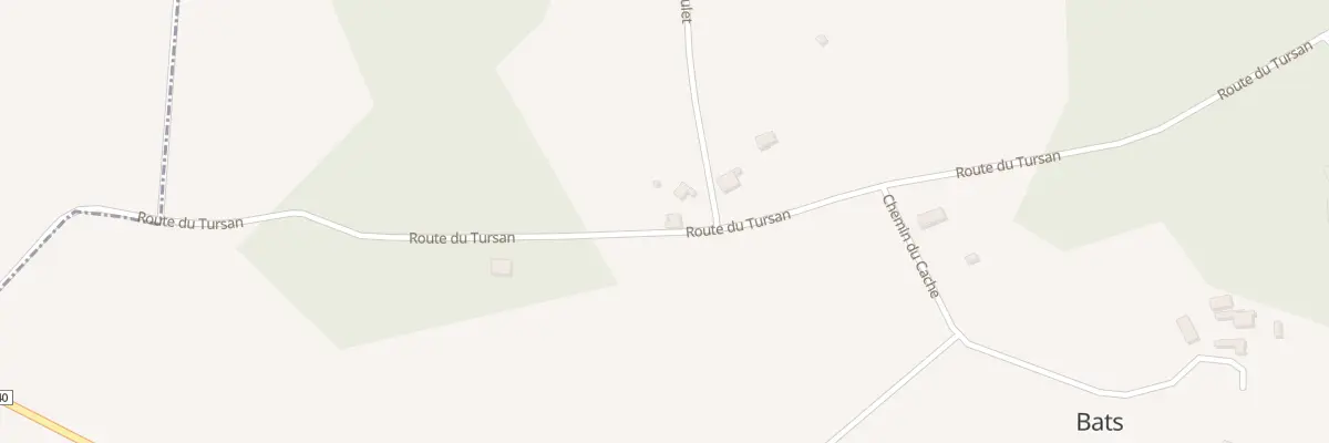 Plan du 844 Rte de l’Arriou à Bats
