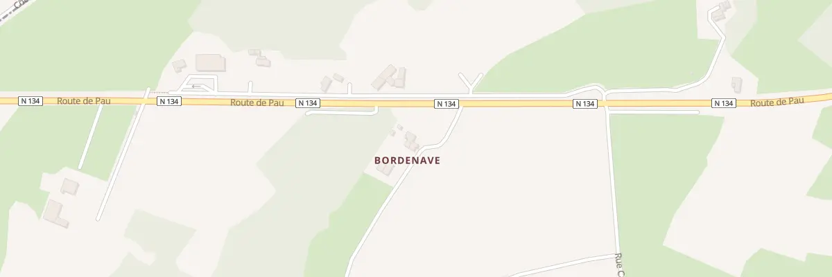 Plan du 3 Rte de Pau - Rn 134 à Buziet