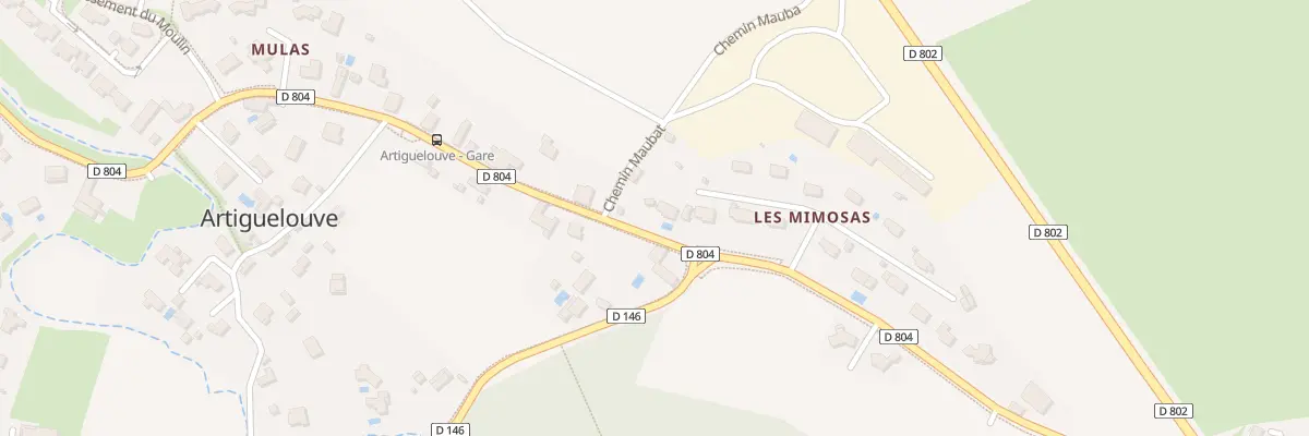 Plan du 1 Cité des Mimosas à Artiguelouve