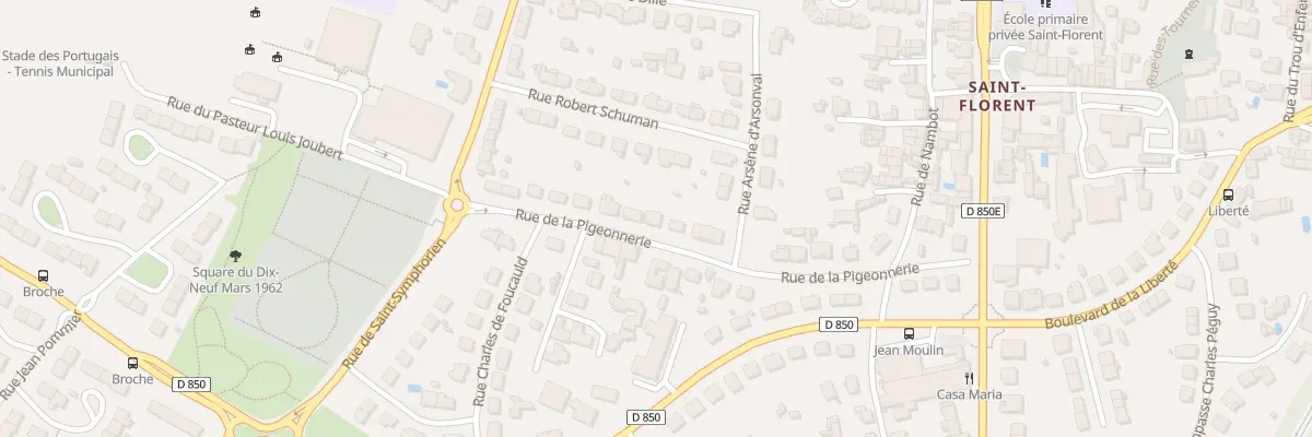 Plan du 26 Rue de la Pigeonnerie à Niort