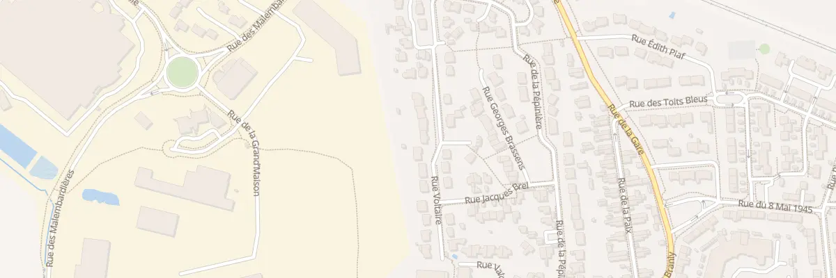 Plan du 54 Rue des Cormiers à Trélazé