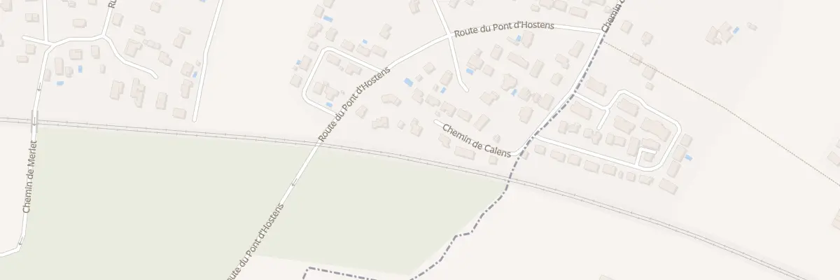 Plan du 16T Che de Calens à Ayguemorte-les-Graves