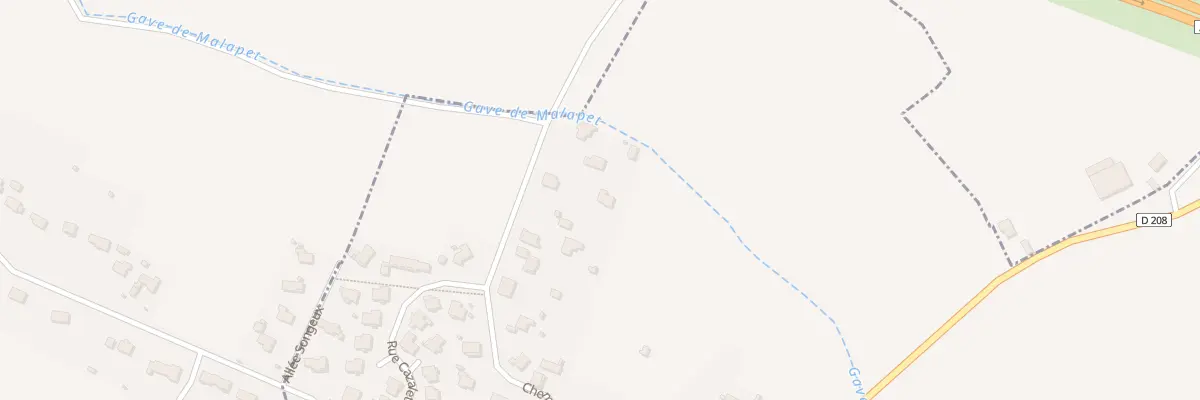 Plan du 22 Che de la Serre à Poey-de-Lescar