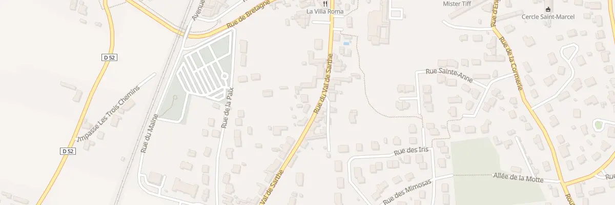 Plan du 10B Rue du Val de Sarthe à Tiercé