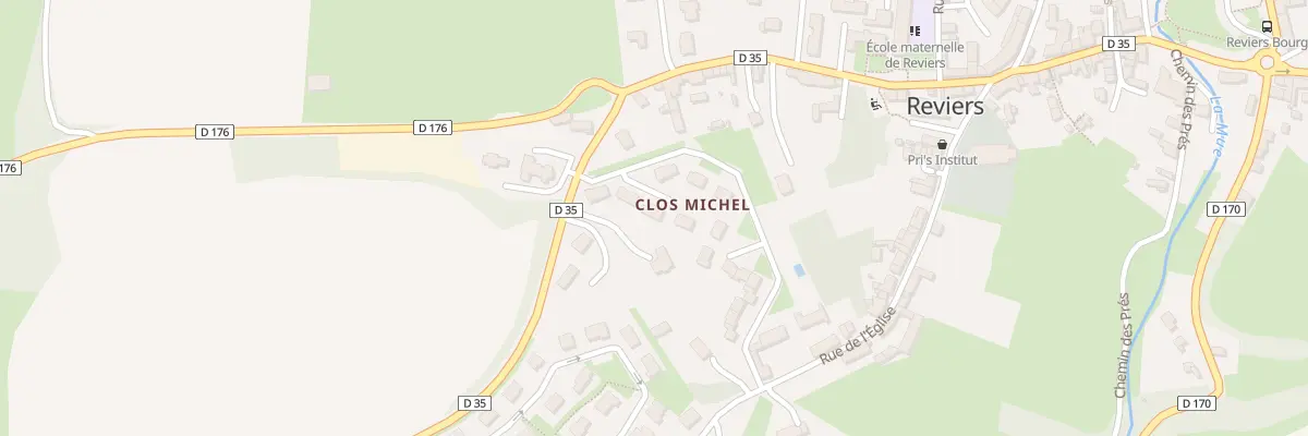 Plan du 3 Rue du Clos Michel à Reviers