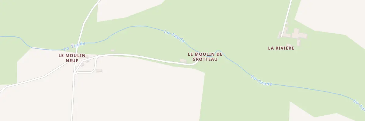 Plan du 1 Le Moulin de Grotteau à Bouère