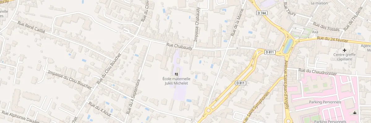Plan du 67 Rue Chabaudy à Niort