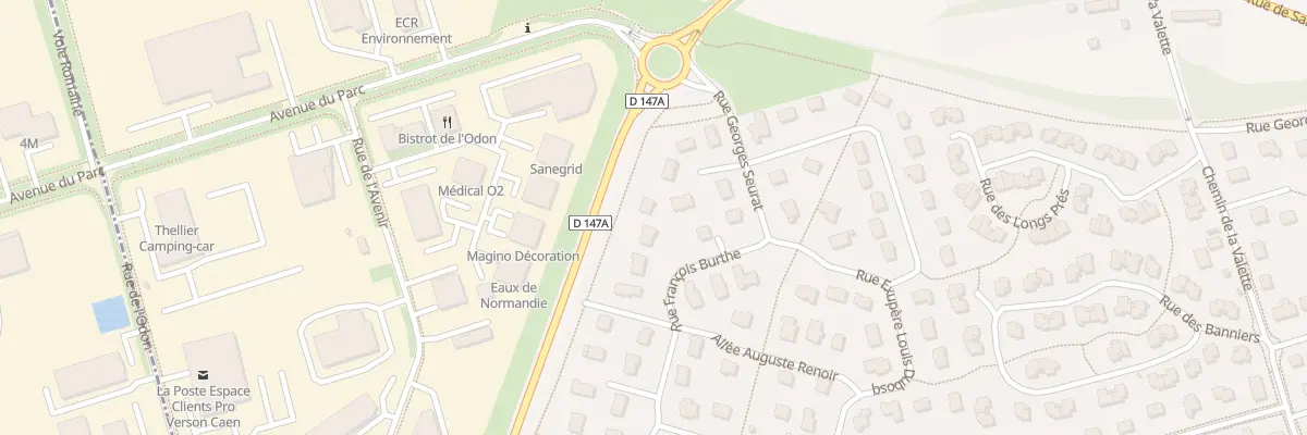 Plan du 47 Rue François Burthe à Verson