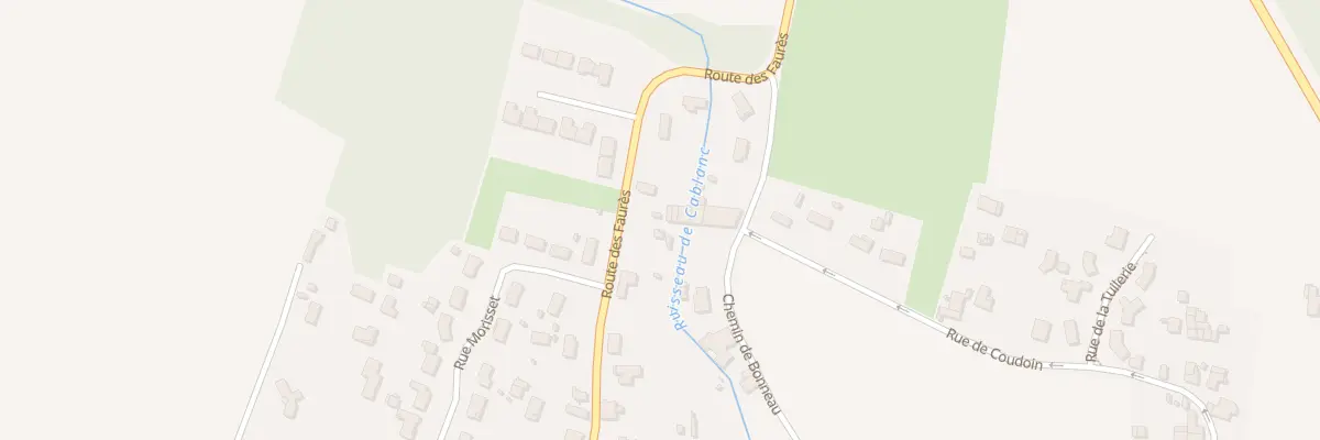Plan du 25 Rte des Faures à Saint-Laurent-d’Arce