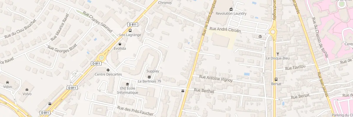 Plan du 92 Rue Saint-symphorien à Niort