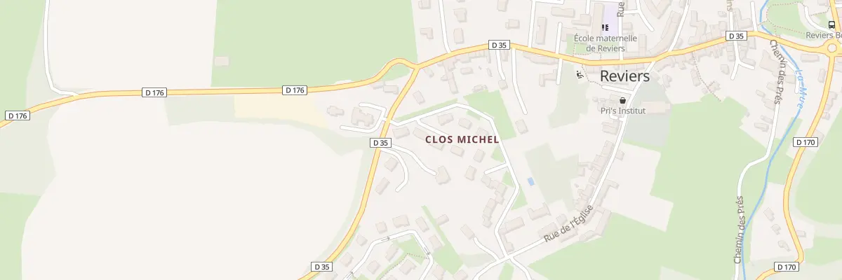 Plan du 2 Rue du Clos Michel à Reviers